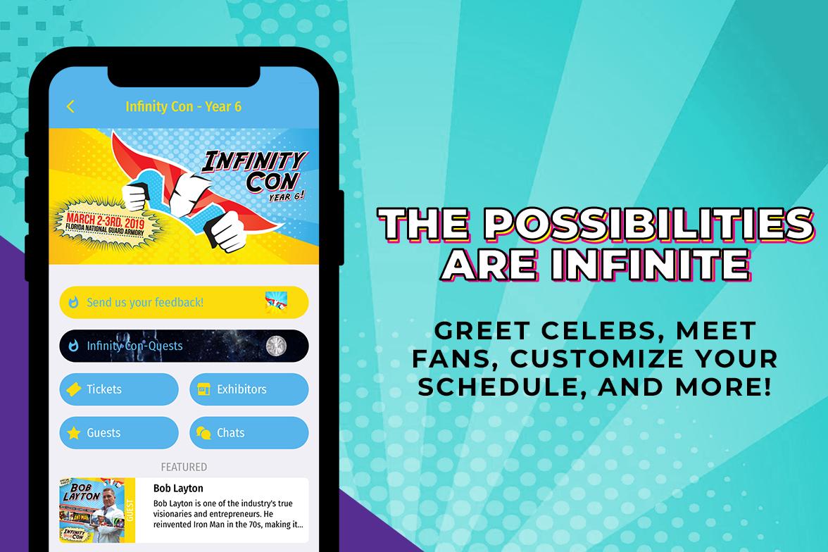 FanGuruHQ's tweet photo. Who's going to @InfinityConFL this weekend?! Check out the Official App for your one-stop guide to #InfinityCon6! https://t.co/xvqP3CVF5o https://t.co/lLE6KBdLzd