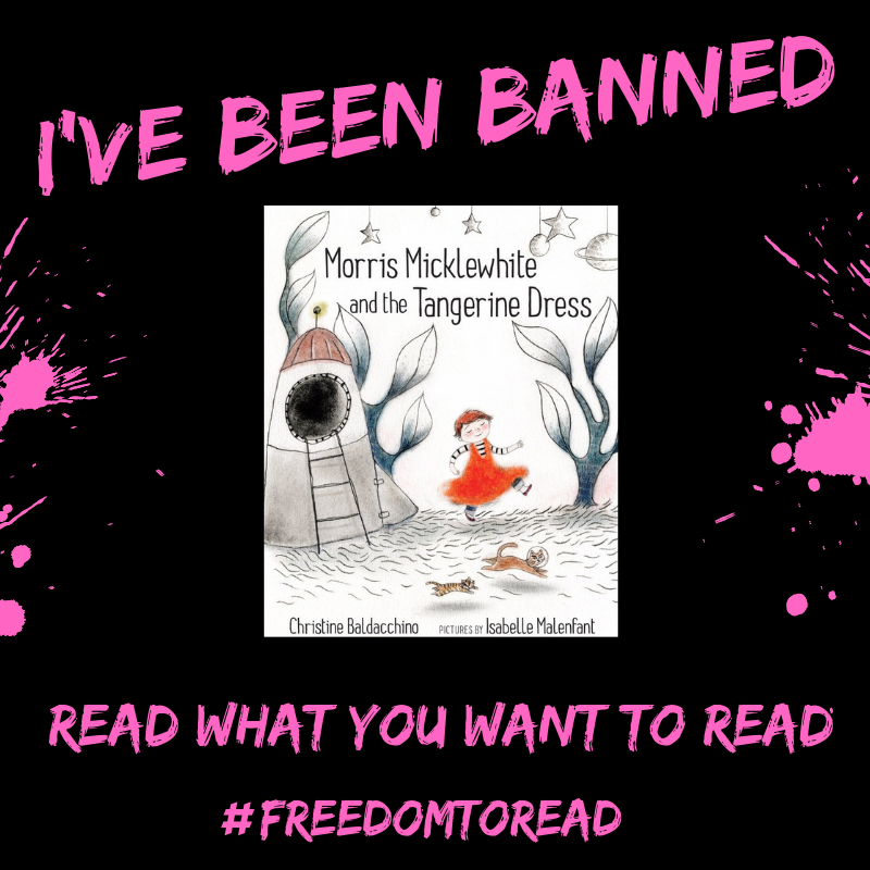 kidsbookcentre's tweet photo. Today's frequently banned or challenged book is one close to the hearts of our staff: MORRIS MICKLEWHITE AND THE TANGERINE DRESS! We love this simple and important story about a boy and his favourite dress. #FTRWeek! #FreedomToRead https://t.co/jqHT1bWD2P