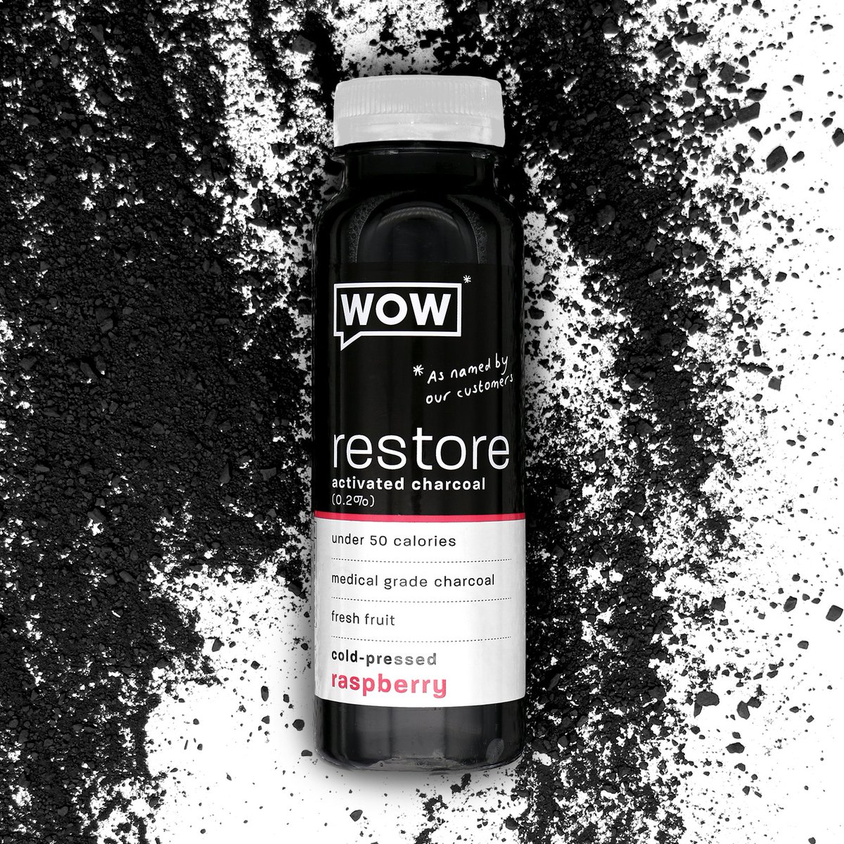 drink_wow's tweet photo. Introducing our new-look WOW Restore! Made from recycled coconut husks, our medical grade activated charcoal restores your body. With freshly squeezed juice!

2 x flavours:
Raspberry
Lemon + ginger https://t.co/AAubABZ4ya