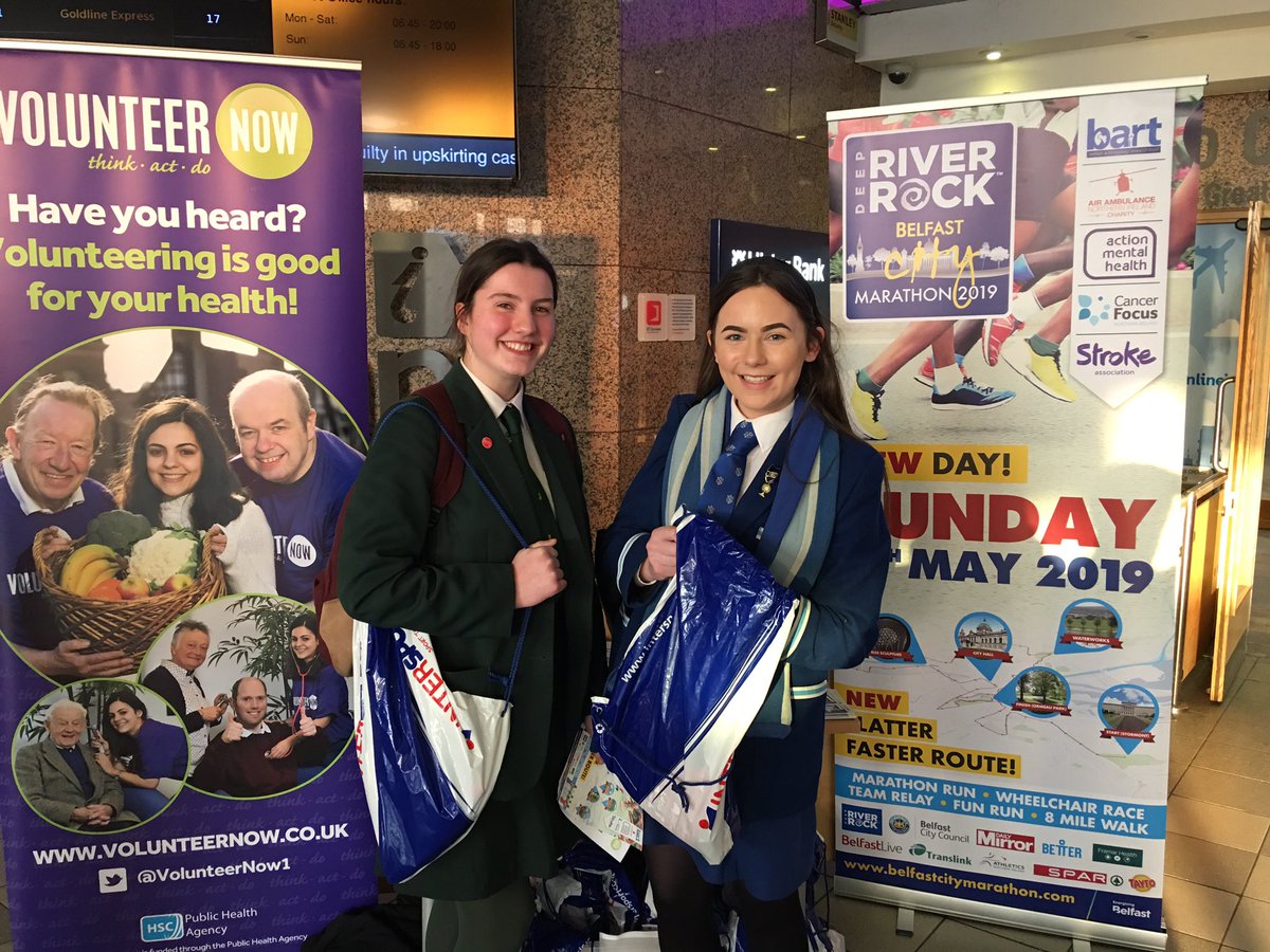 marathonbcm's tweet photo. We’re @Translink_NI Europa Buscentre until 6pm for #HealthMonthBCM
#WIN an iLink cards and one of our fab goodie bags including our new exclusive running buff not yet on sale! https://t.co/h91bHWpmkX