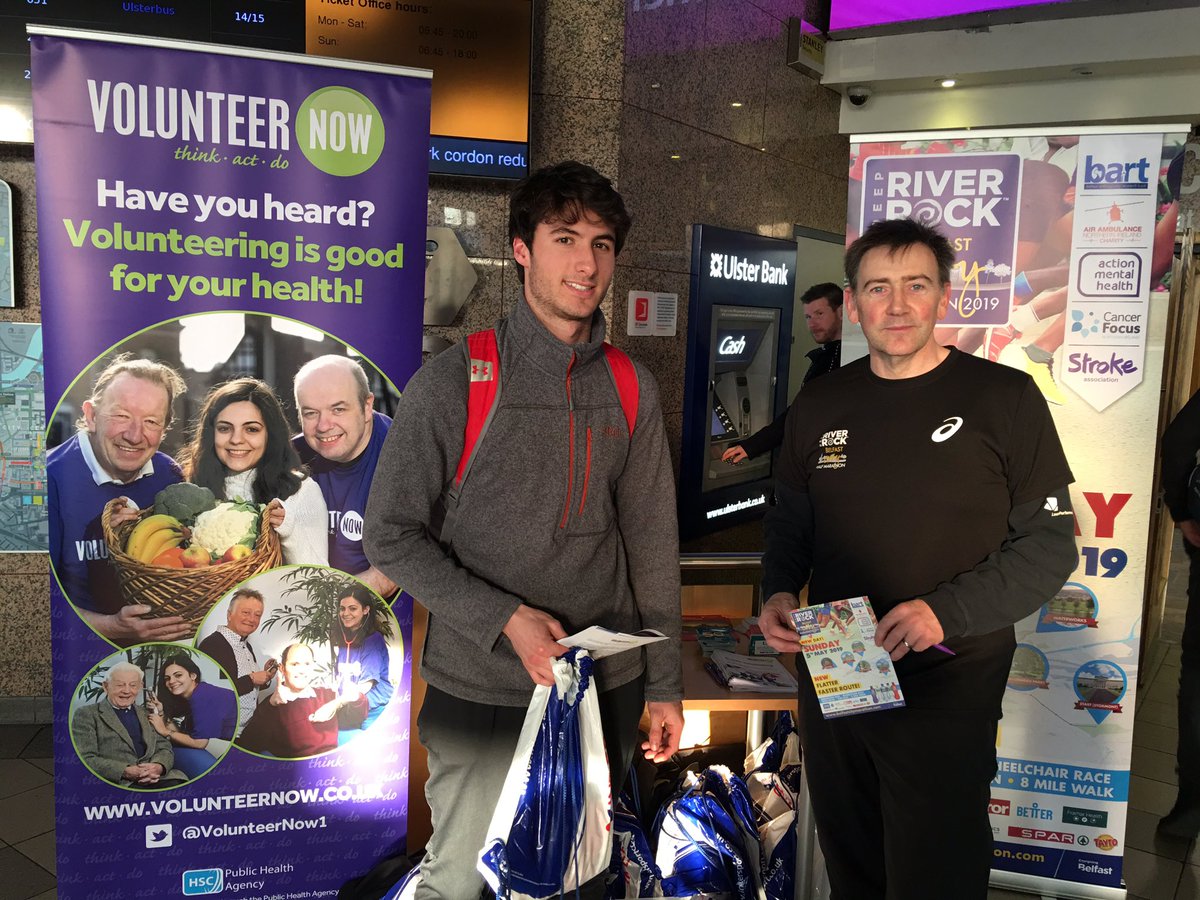 marathonbcm's tweet photo. We’re @Translink_NI Europa Buscentre until 6pm for #HealthMonthBCM
#WIN an iLink cards and one of our fab goodie bags including our new exclusive running buff not yet on sale! https://t.co/h91bHWpmkX