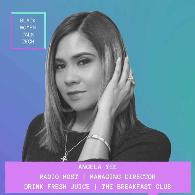 We are thrilled to announce Angela Yee @angelayee as a confirmed speaker for #RoadmapToBillions! 

Black Women Talk Tech thanks @SamsungNEXT for their sponsorship of The Roadmap To Billions Conference. #BWTTCon2019 #BWTT #BlackGirlMagic #BWTTRTB #RoadmapToBillions