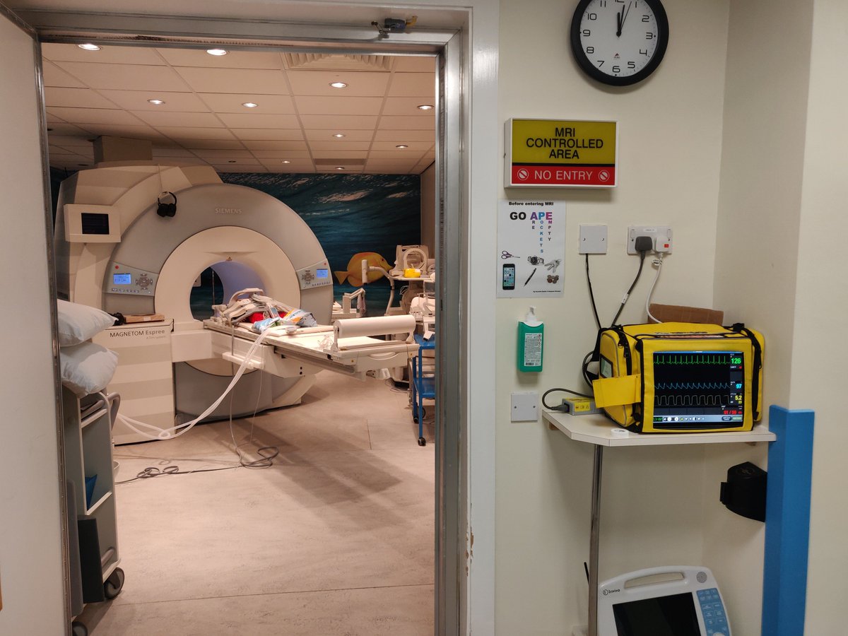 We had fun today. Possibly the first in-situ #MRI #sim session. Challenging environment. #resus #foam #foamrad #med #mrisafety #paediatrics #sickkids #edinburgh #moretofollow @Docomalik @NHSLothianMedEd