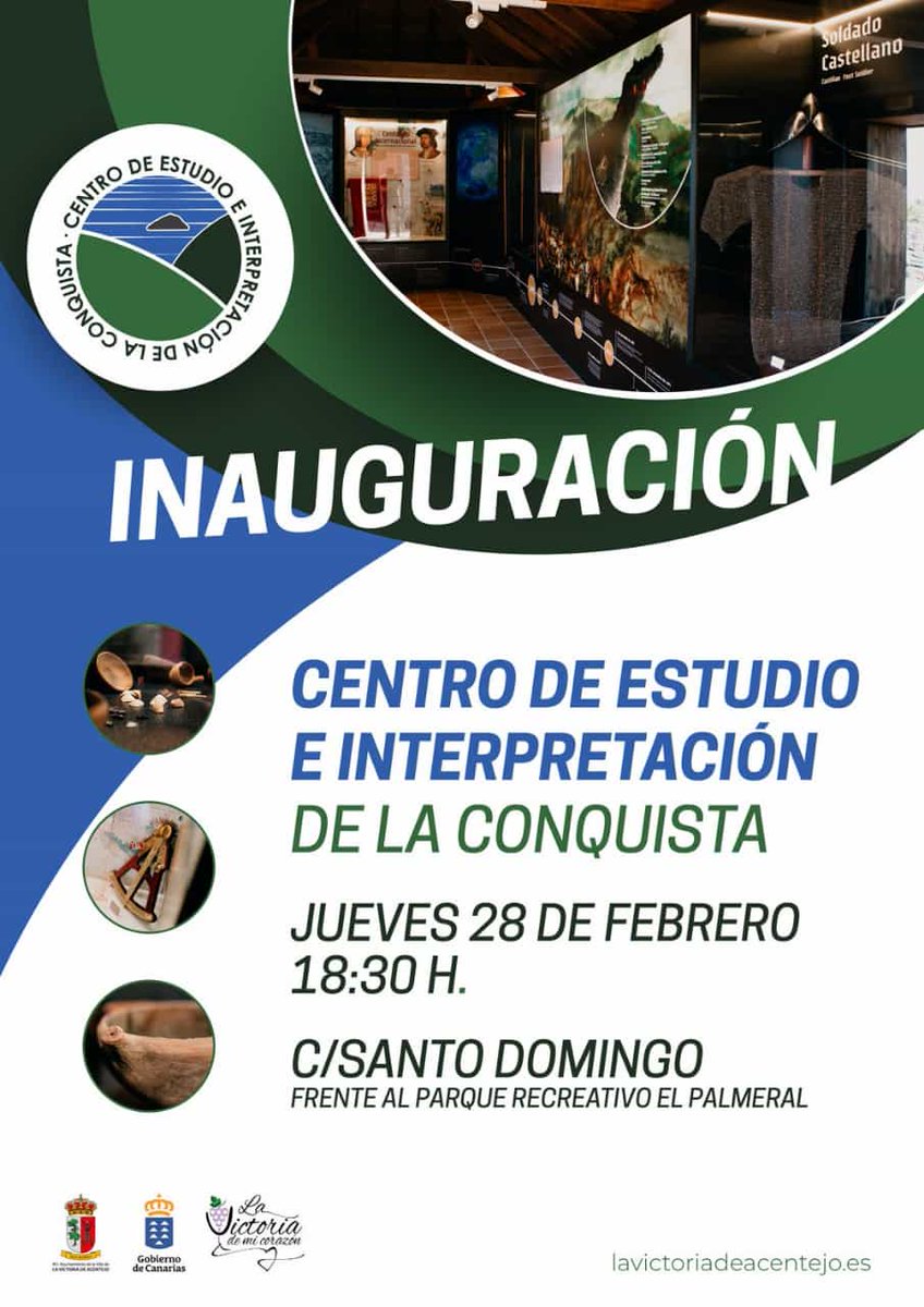 Mañana jueves [28/02] a partir de las 18:30 horas inauguramos el Centro de Estudio e Interpretación de La Conquista.
Un encuentro con nuestra historia que te invitamos a conocer.