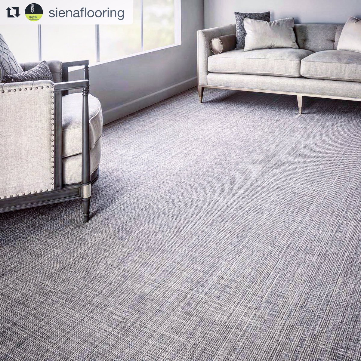 KibaContract's tweet photo. #NewProductAlert • Introducing... Latte! @FlooringBySiena’s newest #broadloom collection is a return to #wool, with a proprietary 50/50 wool nylon blend with a classic combination of high-performance yarns and #subtle #color placement. https://t.co/3oWNb9qjZW