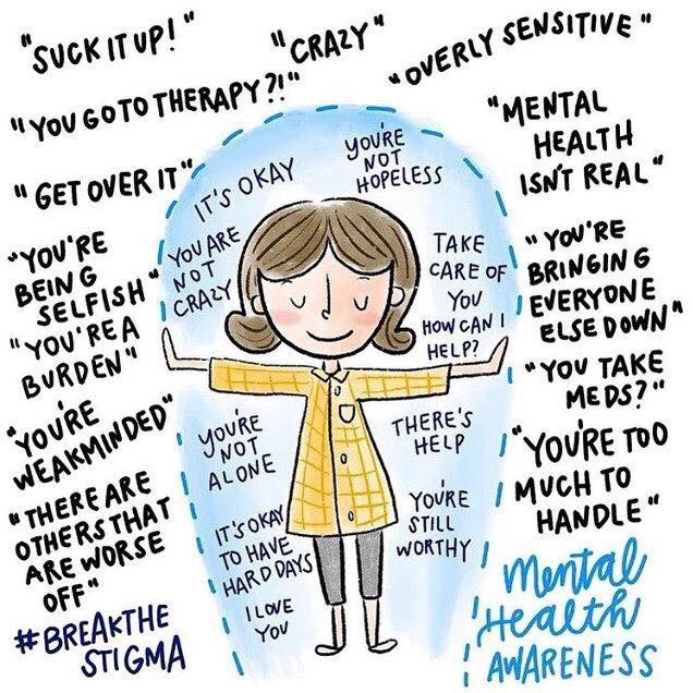 UT_MortarBoard's tweet photo. Let’s end the stigma about Mental Health and be there for one another‼️ Let your friends and family now that you are there for them and that it is okay to have a hard day and they can talk to you about it ☺️ https://t.co/2f5mIZAmX9