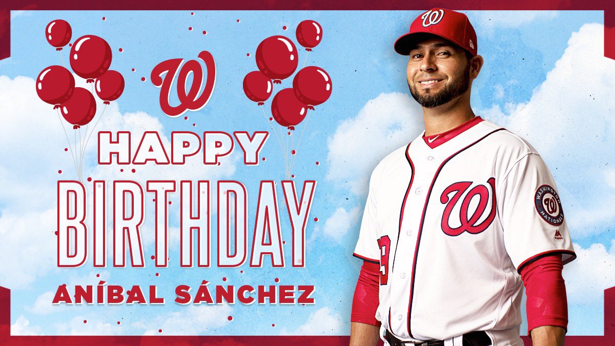 To the man with 1,000 pitches in his arsenal...

Help us wish Aníbal Sánchez a happy birthday!  