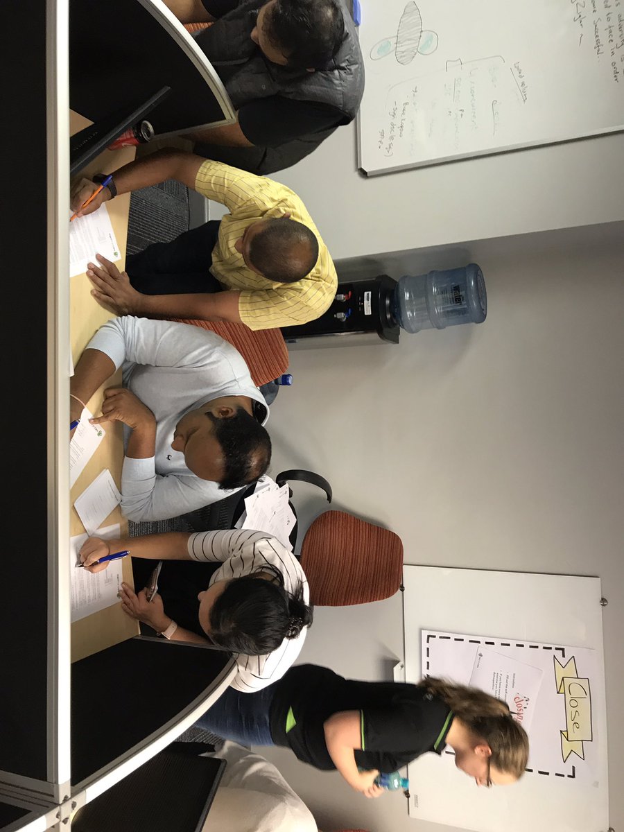 Clivster2's tweet photo. @MaleneMBJ @chaos_olga Facilitating World Retro Day #Worldretroday at #AgileOfCourse!! Awesome session. https://t.co/OIdbMOXyvh