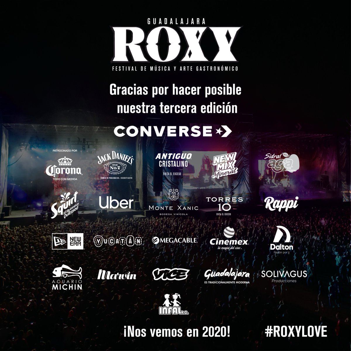 ¡Gracias a todos por formar parte de la familia Roxy 2019!