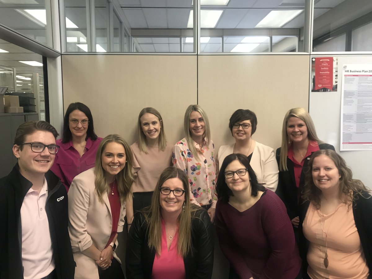 NCCoop_AB's tweet photo. RT CoopFCL: FCL employees are wearing pink today in support of having a diverse workforce and inclusive workspaces free of harassment, discrimination, and all forms of bullying. #FCLlife #PinkShirtDay #PinkDay https://t.co/F9tePLXRrT
