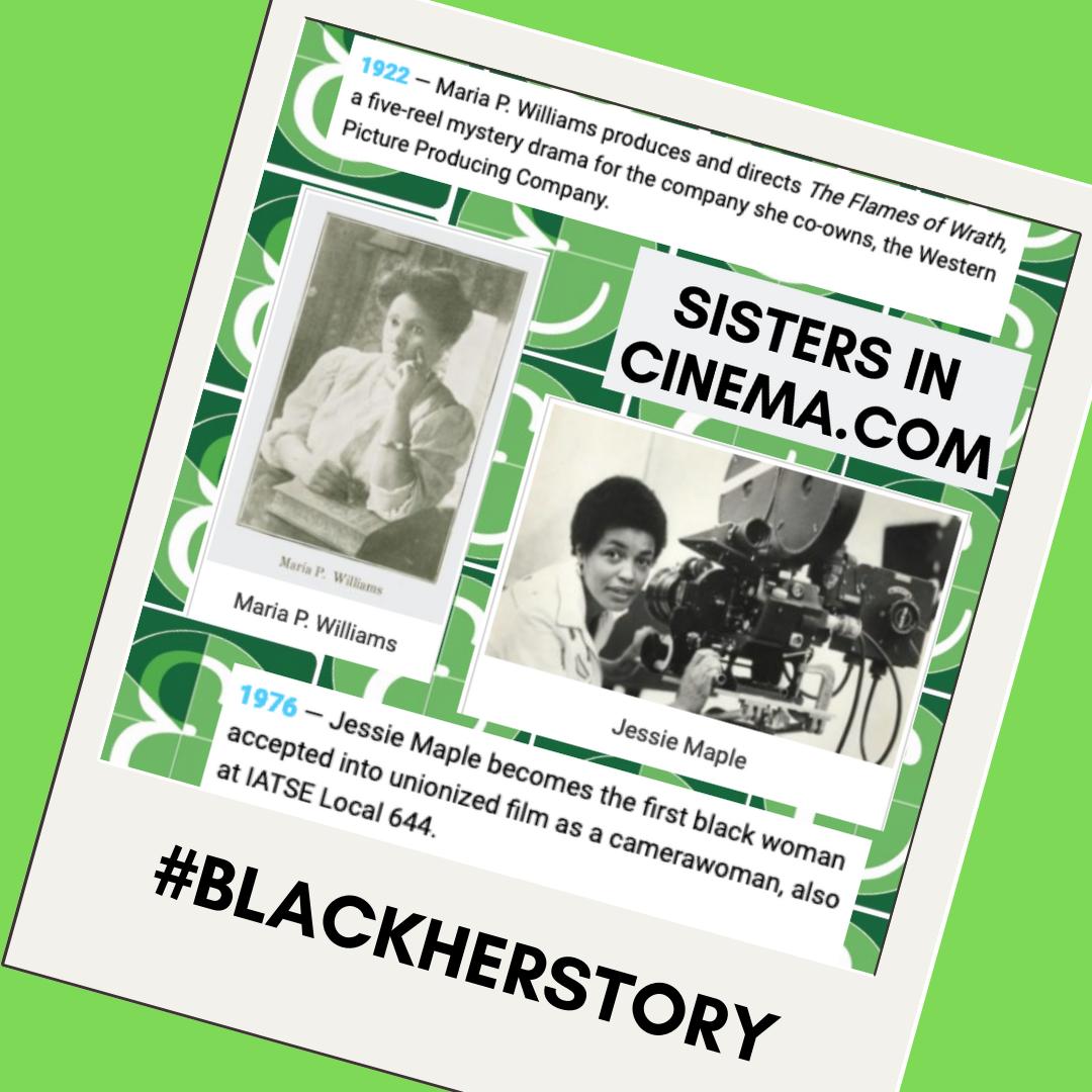 FilmFestEverett's tweet photo. HAPPY #BLACKHERSTORY #EVERETTFILMFESTIVAL celebrates the little known accomplishments of #blackwomeninfilm 🎞 @sistersincinema

LEARN MORE...
https://t.co/rYR1Bm5Xrz

#SistersInCinema
#MariaPWilliams
#JessieMaple
#blackwmninfilm
#womeninfilm
#femalefilmmakers
#thisiseverett https://t.co/awyTFkzoKq