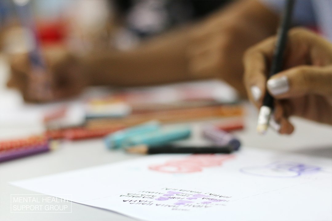 MhsgMv's tweet photo. Over the coming days we will be sharing the results of the explorations of participants in our therapeutic art session. We'd like to thank the youth centre for their assistance and venue. https://t.co/LQ2yzb1SAM