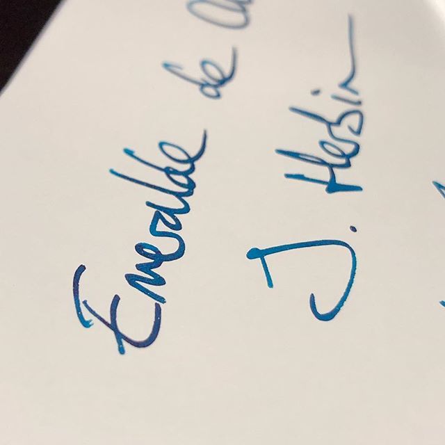 tudosno's tweet photo. Nyhet på Tudos! J. Herbin Emerald of Chivor! https://t.co/ubSPMoO2mT https://t.co/zH87X0Bwzg