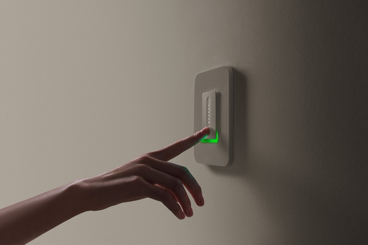 WEMO's tweet photo. No shame in a little midnight snacking. Night Mode allows you to set your lights to turn on to a lower light level during specifics times so you're not blinded by those bright lights at night #SmartDimmer https://t.co/RWEEp51iP2
