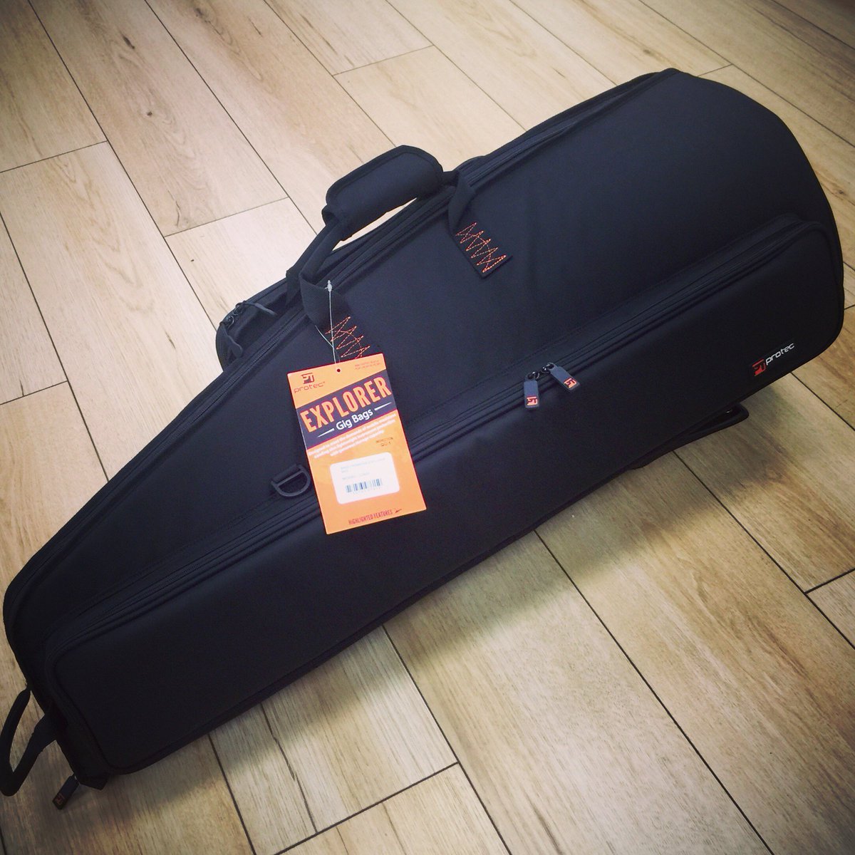 protecstyle's tweet photo. New #Explorer bass #trombone gig #bags now in stock! Seriously #lightweight, dense thick padding, puncture resistant bell &amp; slide areas, #music pocket, #comfy #backpack straps, #great price! Model C245X. #protecstyle https://t.co/nsI2qy8fUr