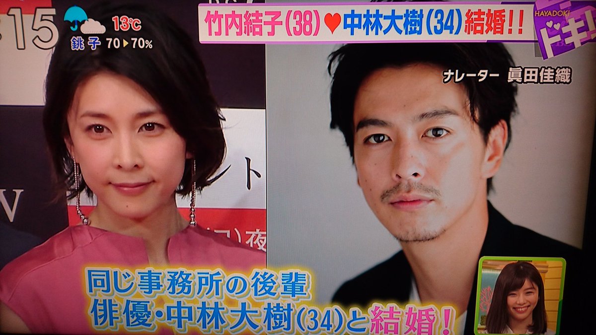 竹内 結子 結婚