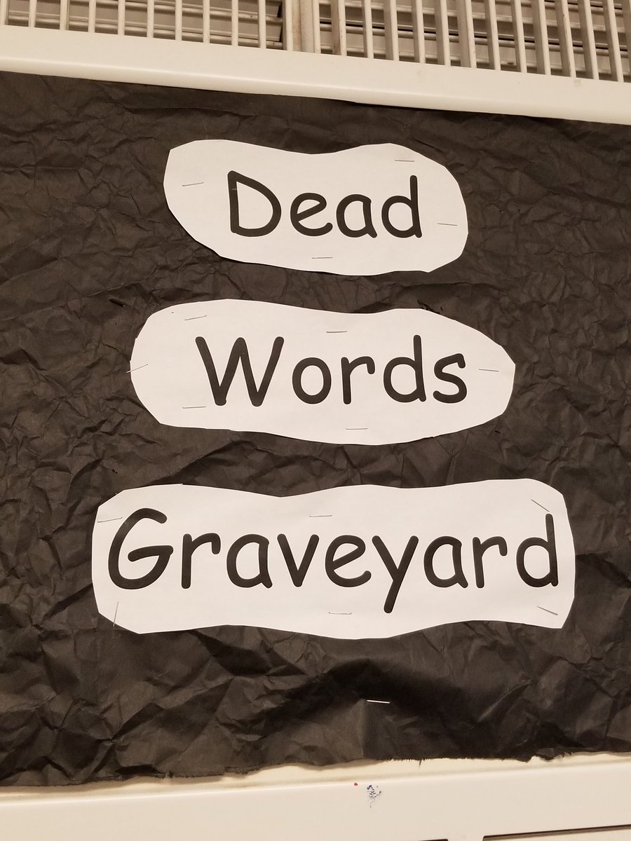 Guillen_Middle's tweet image. You would think it was October in this 5th grade class. Check out this awesome graveyard! #TeamSISD #studentcreated @vchiszar_DWS