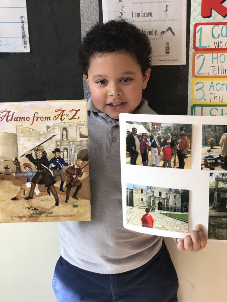 We loved hearing about The Alamo from one of our 1st grade friends! Thank you so much for sharing! #exploringtogether @StRoseChelsea