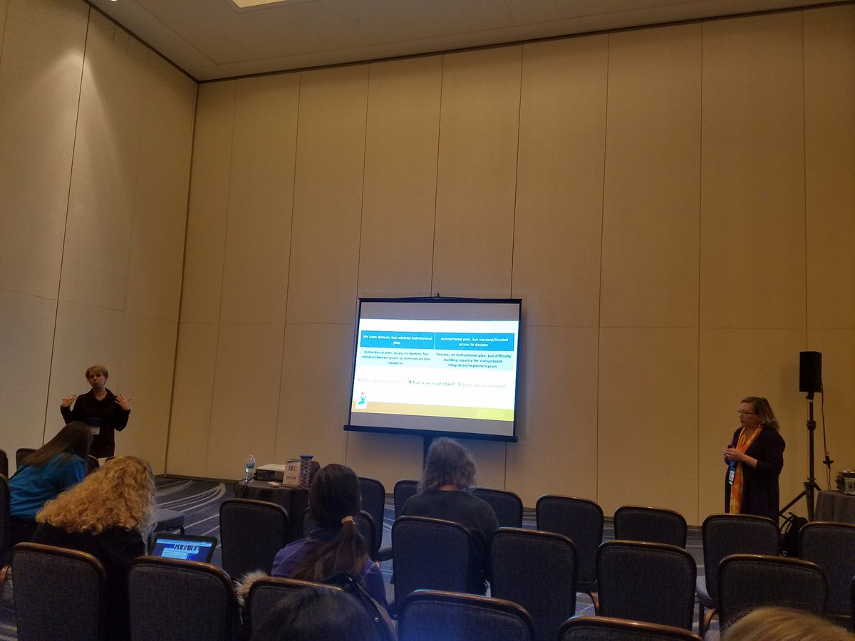 JMGubbins's tweet photo. Learning about what to do when the journey leads to a new destination with @megormi at #ICE19 #nowclassroom https://t.co/MbH5AX8HbU