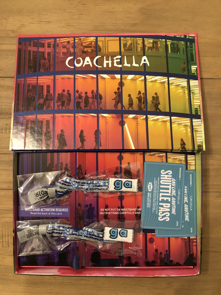 OutpostVans's tweet photo. We got our tickets for #Coachella in the mail! Who else is going? Real question is who is #camping at the festival?! #musicfestival #campervan ... We still have campervan availability! https://t.co/C2UDqT1KZN