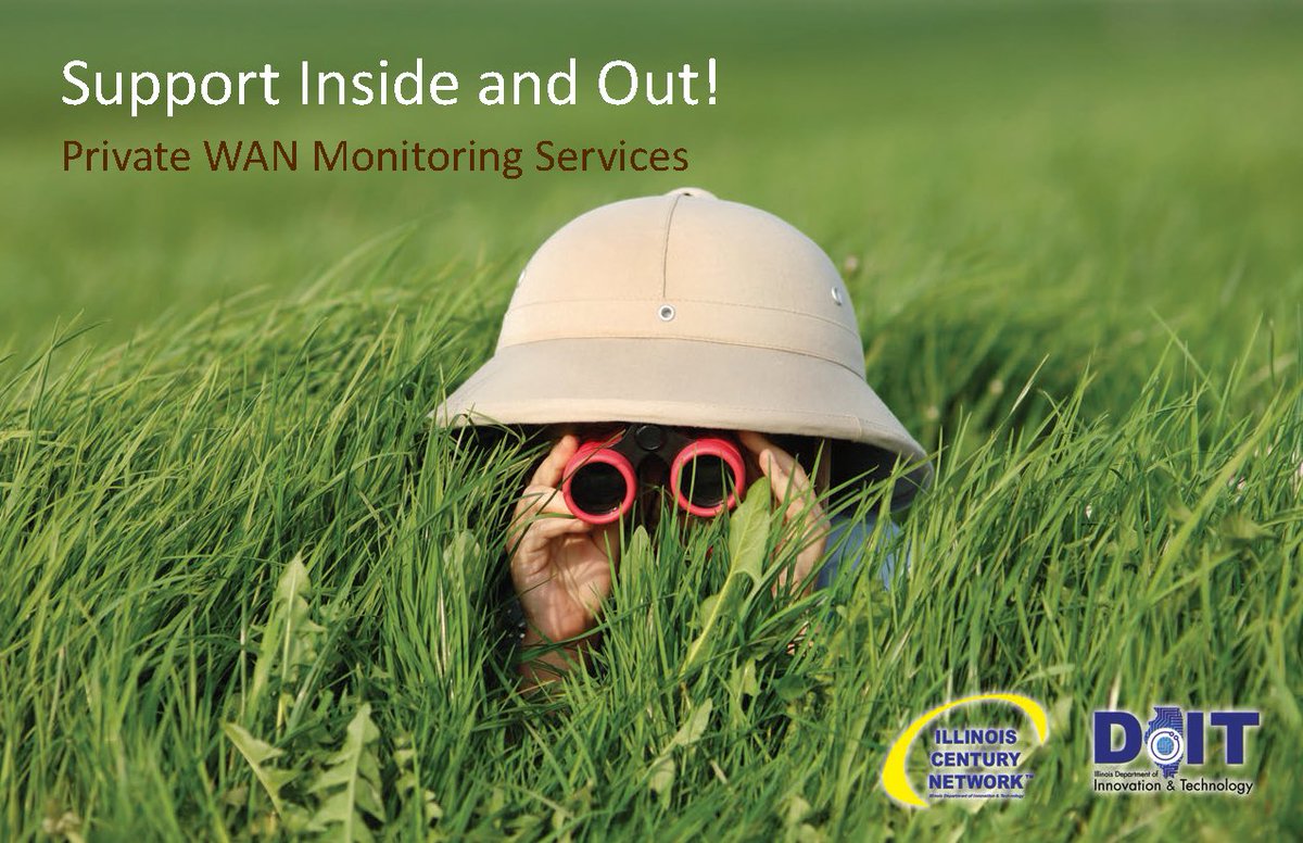 valbolinger's tweet photo. We’ve Got You Covered! Proactive 24/7 real-time WAN monitoring services now available! Stop by &amp; visit with DoIT-ICN staff #ICE19 booth 619. We are open for business! @loricsorenson @ICNRobin @Frank_ICN @AndreEsquire @amber_heffner @ice_il @amber_heffner https://t.co/VLzHmGql2R