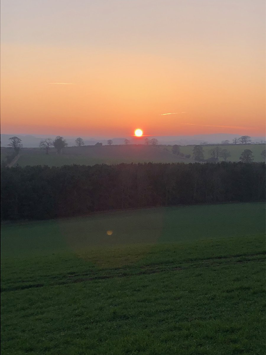 agronman's tweet image. Sunsetting on yet another beautiful day in Northumberland #falsespring #agronony #Northumberland