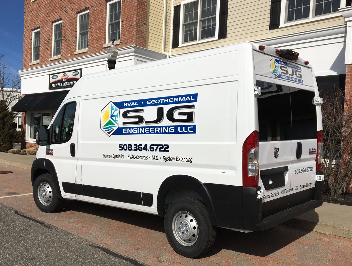 SJG Engineering had Sign It! apply graphics to their new van, adding to the fleet.  Come by Sign It! for all your vehicle graphics needs!
