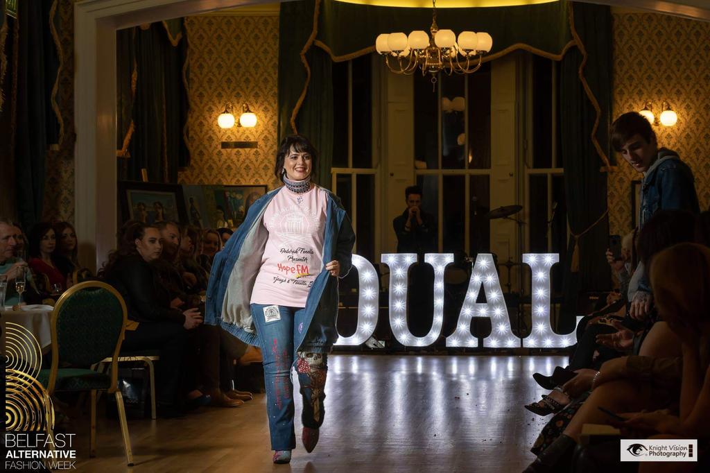 debbiefennella's tweet photo. #Modelling #Catwalk #JeanJacketDesigns #JoshMayhook #RachelMayhook #DeanMayhook #BAFW #BrlfastCastle #WorldEqual #ShelleyRodgers #KieranSherry #SteveKnight #KinghtVisionPhotography #HopeFM #Radio #GoughandFennellashow #EqualMagazine #Modelslife https://t.co/ibFHevARzP