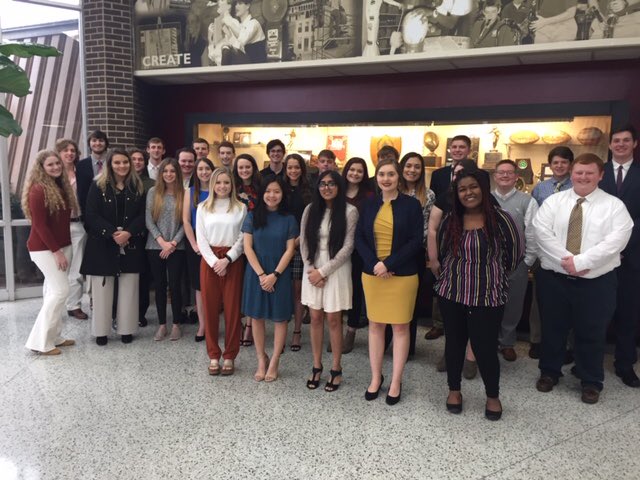 GHSCareerTech's tweet photo. GHS Work-Based Learning students participated in Dress for Success and mock interviews with representatives from BancorpSouth.#CTEMonth https://t.co/ztQKPOU7mg