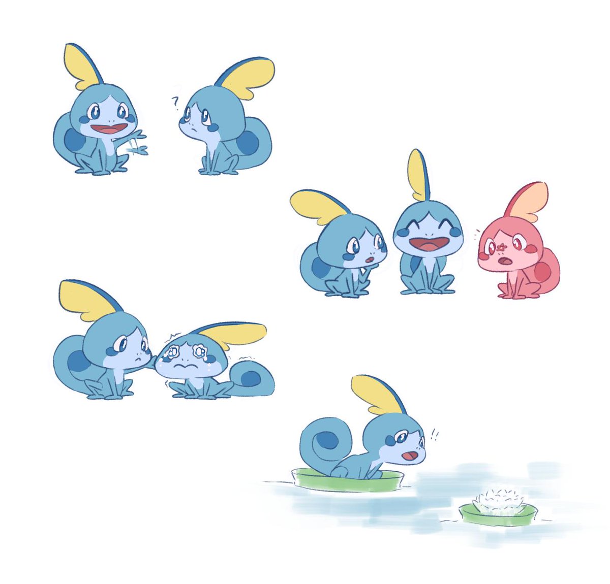 メッソン 「sobble is my child and i want 50 of them」|reilly 💤 be back sooooooonのイラスト