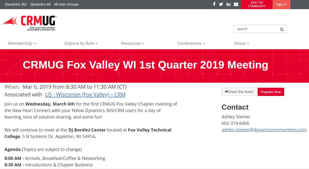 ledgeviewcrm's tweet image. EVENT: 1st Quarter 2019 CRMUG Chapter Meeting – Fox Valley Area of WI | New on the Ledgeview Partners Blog: ow.ly/Ne8b30nRiXS #CRMUG #WisconsinTechnologyEvents @CRMUG @amsteiner5