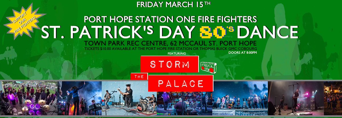 StormThePalais's tweet photo. March 15th come support the Port Hope Fire Fighters with their annual fundraising dance. We are pleased to be a part of it this year. Get your tickets soon! https://t.co/4D8OjbXhX5