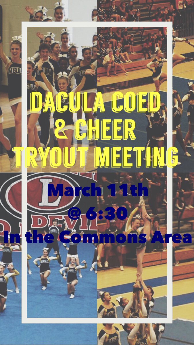 DHSFalconCheer's tweet photo. See everyone March 11! https://t.co/tQCmqq1LqN