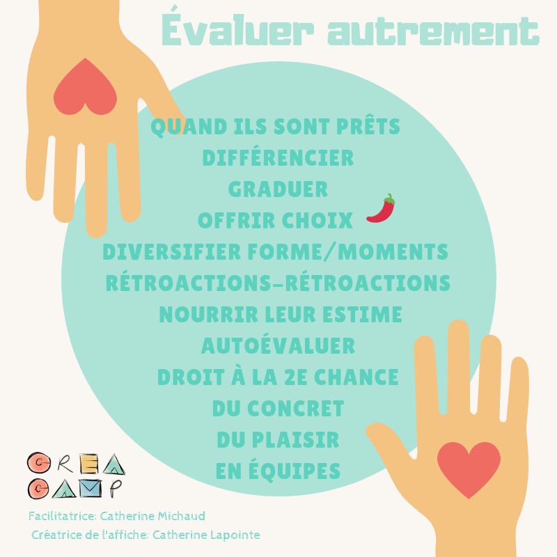 catlap78's tweet image. Il y a d’autres approches pédagogiques encore plus claires et ciblées qui permettent à l’élève de progresser et aux parents d’être informés. Chercheurs et intervenants du milieu scolaire sont disponibles et ouverts pour échanger sur l’évaluation. #evalchange #eduprof #educqc