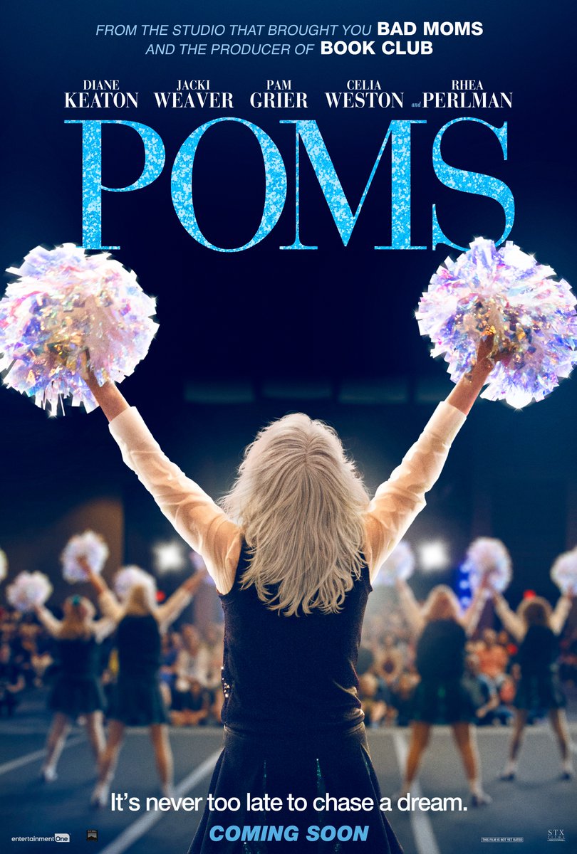 Here's a poster for my new project, #PomsMovie! Coming soon. Worked on this with a team of great gals.