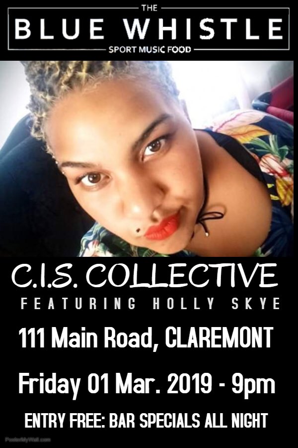 This Friday at The Blue Whistle in Claremont