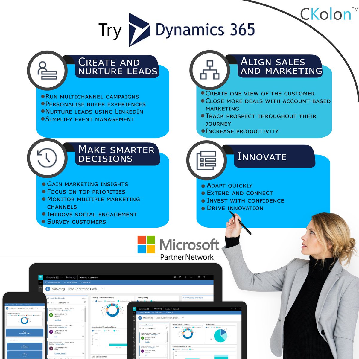 CKolon_IT's tweet image. The #nextgeneration of #businessapplication is here with #MicrosoftDynamic365. Unleash your organisation’s maximum potential by breaking down data silos to #connectcustomers, products, people, and operations with the help of  #CKolon, an authorized partner of  #Microsoft.