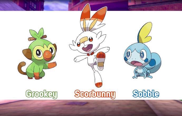 VGEofUWSP's tweet photo. #PokemonSwordandShield was announced this morning, with a new region and starters revealed! Who’s your favorite of the bunch? https://t.co/CkUWsoRrM1