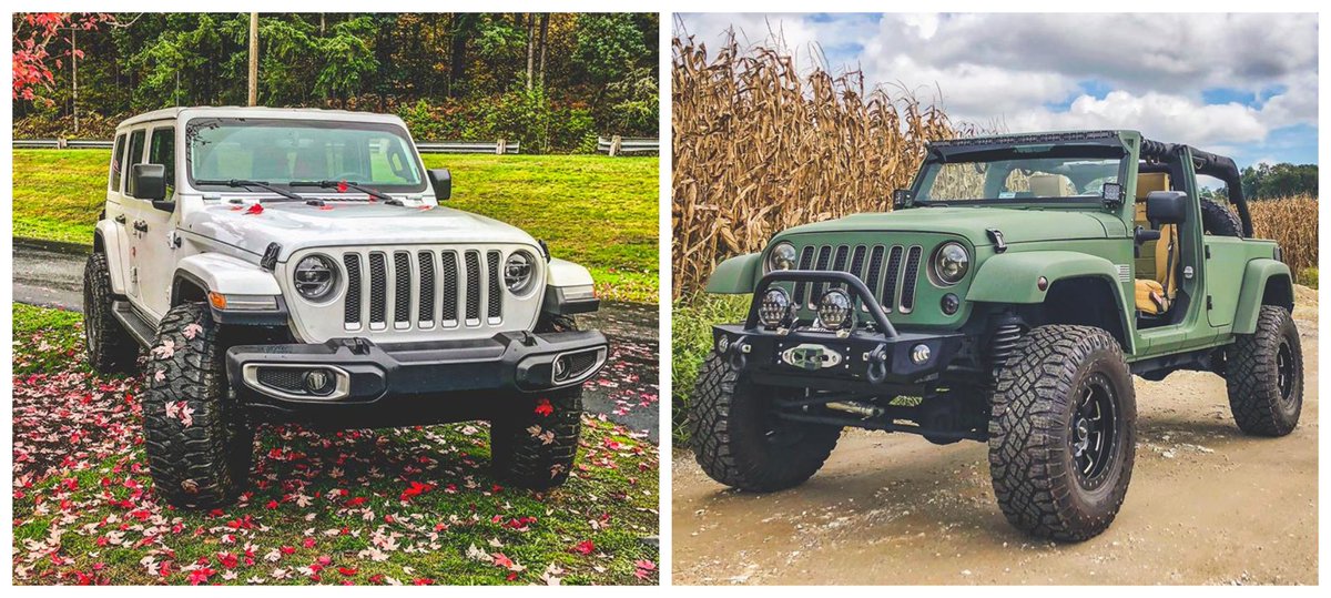 JT_Chrysler's tweet image. The Kelley Blue Book has recently named the #Jeep #Wrangler as the vehicle with the lowest projected ownership costs! Which of these two are you willing to take out on an adventure? #CarCrushWednesday PC: Naomi S and Connor E