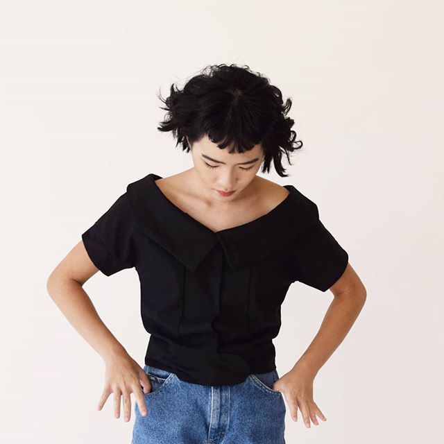 LabelByThree's tweet photo. We're working on new items for a late spring release and are excited to share them with y'all in the coming weeks!〰️ Cecilia wearing the Aquila blouse in black.🌿
.
.
.
.
#veganclothing #fashion #style  #lookbook  #streetfashion #lookoftheday #slowfashion #sustainable #sustai… https://t.co/dOAJHjY3kJ