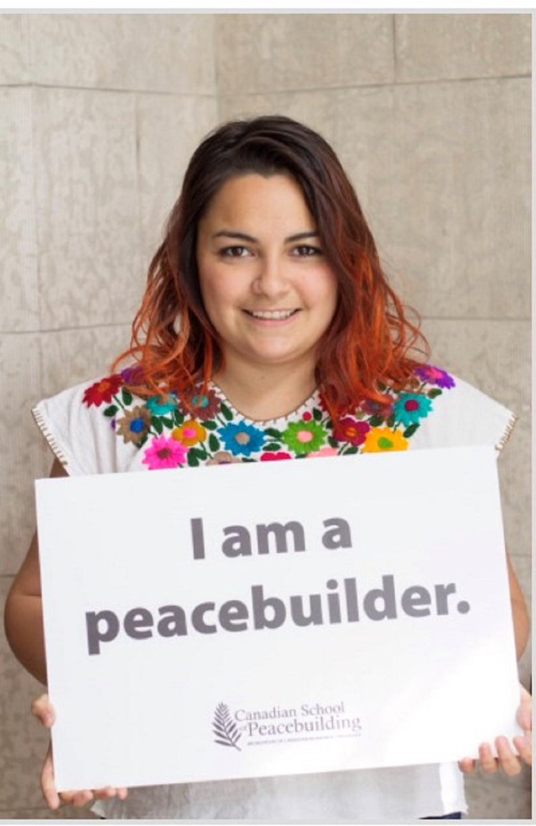CMU_CSOP's tweet photo. The Associate Pastor at Sargent Mennonite Church in Winnipeg, Andrea De Avila joined #2018CSOP to learn how to deal with her role as a Pastor. Read more at https://t.co/enNgwWLm2B
#whatapeacebuilderlookslike #iamapeacebuilder https://t.co/YFI7fSZdIW
