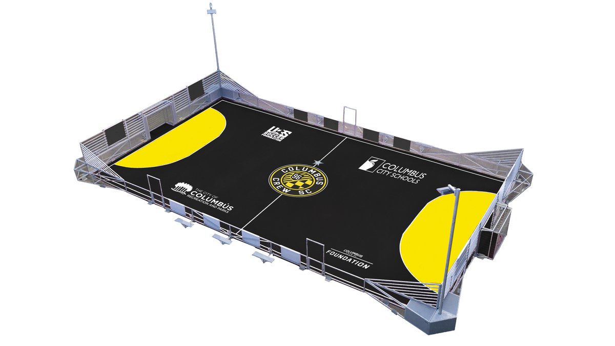 ColumbusCrew's tweet photo. So proud to announce a mini-pitch at Eakin Elementary thanks to a partnership between the Crew SC Foundation, @ussoccerfndn, @ColsRecParks, &amp; @ColsCitySchools!

➡️ https://t.co/vSAAs85YUP

#ForColumbus | #Crew96 https://t.co/EgVrwBvG6O