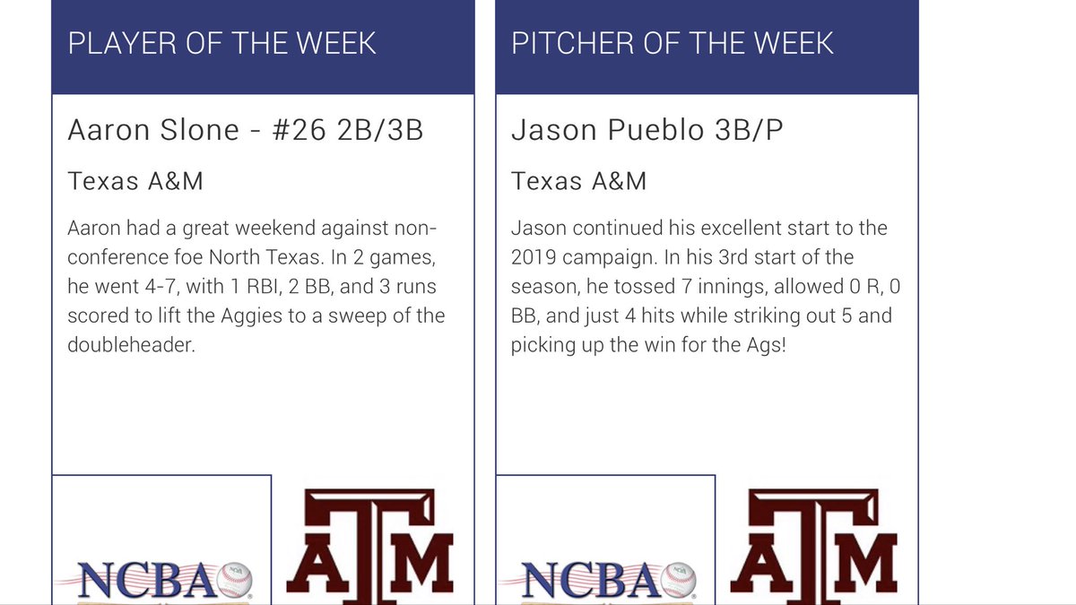 Congrats to <a href="/coleslone/">Ol' King Cole</a> and <a href="/J_Pueb/">Jason Pueblo</a> for getting Gulf Coast South players of the week! We definitely won’t talk about how only 1 other team in our conference played last week. I won’t even bring it up. It’s not relevant at all.