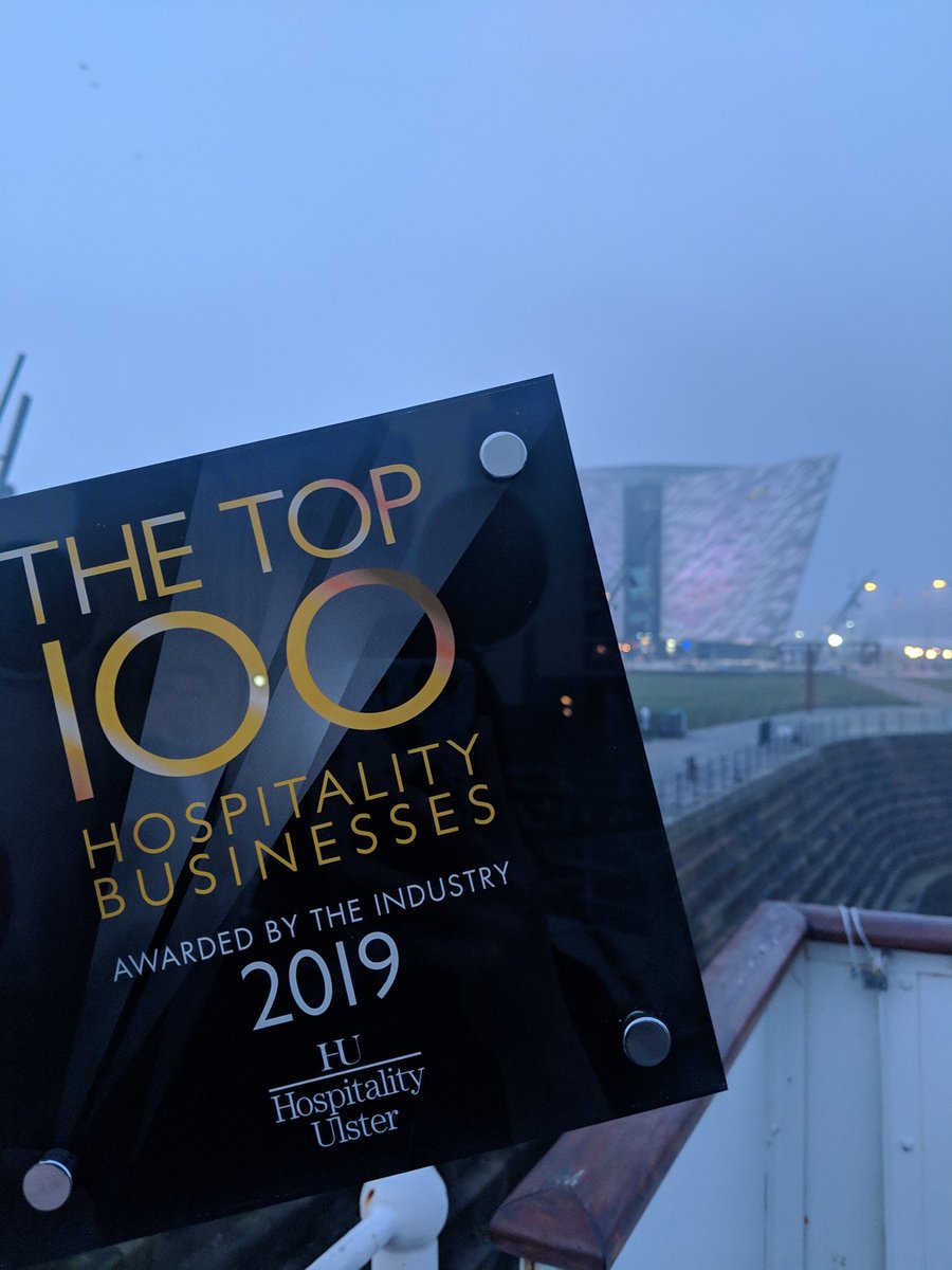 We will be honouring 100 businesses that represent the very essence of #NorthernIreland hospitality this evening at our star studded gala night #HUTop100 🌟