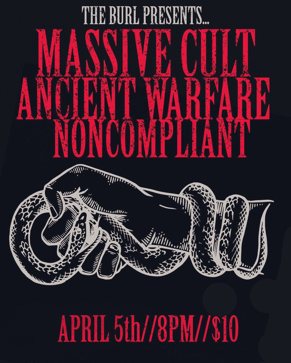 massivecult's tweet photo. 4.5.19 https://t.co/tYSud0vEr5