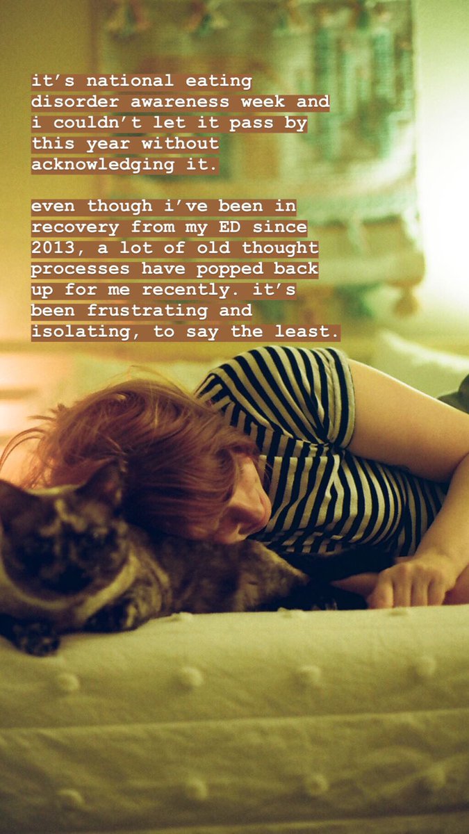 nicolahearts's tweet image. (TW: eating disorder) some #edawarenessweek thoughts for ya