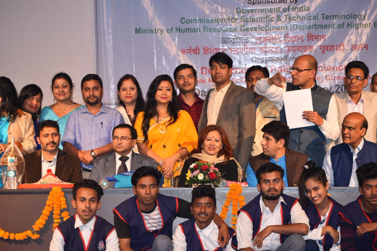 DrLakhimiGogoi's tweet photo. It was two days national workshop sponsored by Commission for Scientific and Technical Terminology a branch of Ministry of Human Resource Development “Use of Scientific and Technical Terminology in Social Science”.
Good work done by
#MRHD #CSTT https://t.co/fXDUMYniOe
