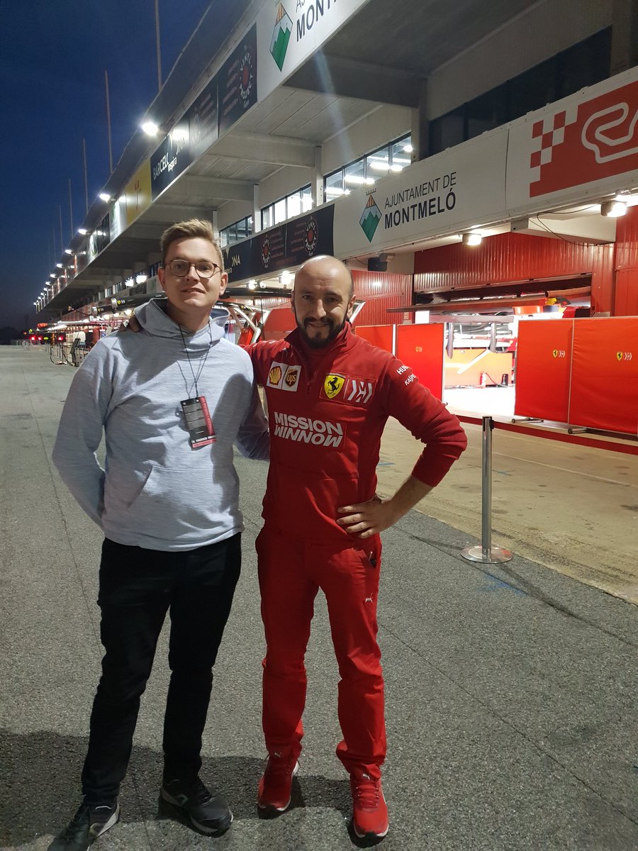 AlessandroSala1's tweet photo. #SalaStampaF1 #amicidellaF1esoprattuttoamichedellaF1 #MontmeloTest2019 Un piacere ritrovare il simpaticissimo e rientrante Ciga! #F1 https://t.co/bKZgzFzayg