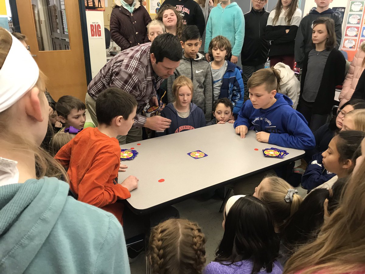 Traumullers1's tweet photo. #Math24 finals at Richland Elementary!  Congrats on your hard work and dedication to the game!  Bring on districts! @RichlandQCSD #TLIM #HARDWORK https://t.co/E44IgAQBbk