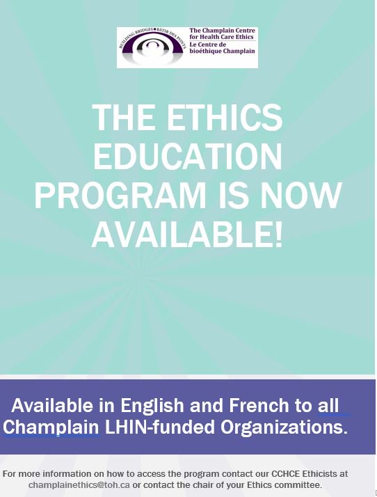ChamplainEthics's tweet photo. The Ethics Education Program is now available! https://t.co/cehEcPfXjT